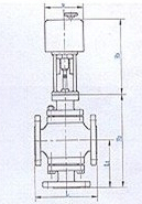 ZAZQ ZAZX電動(dòng)三通合流、分流調(diào)節(jié)閥結(jié)構(gòu)圖